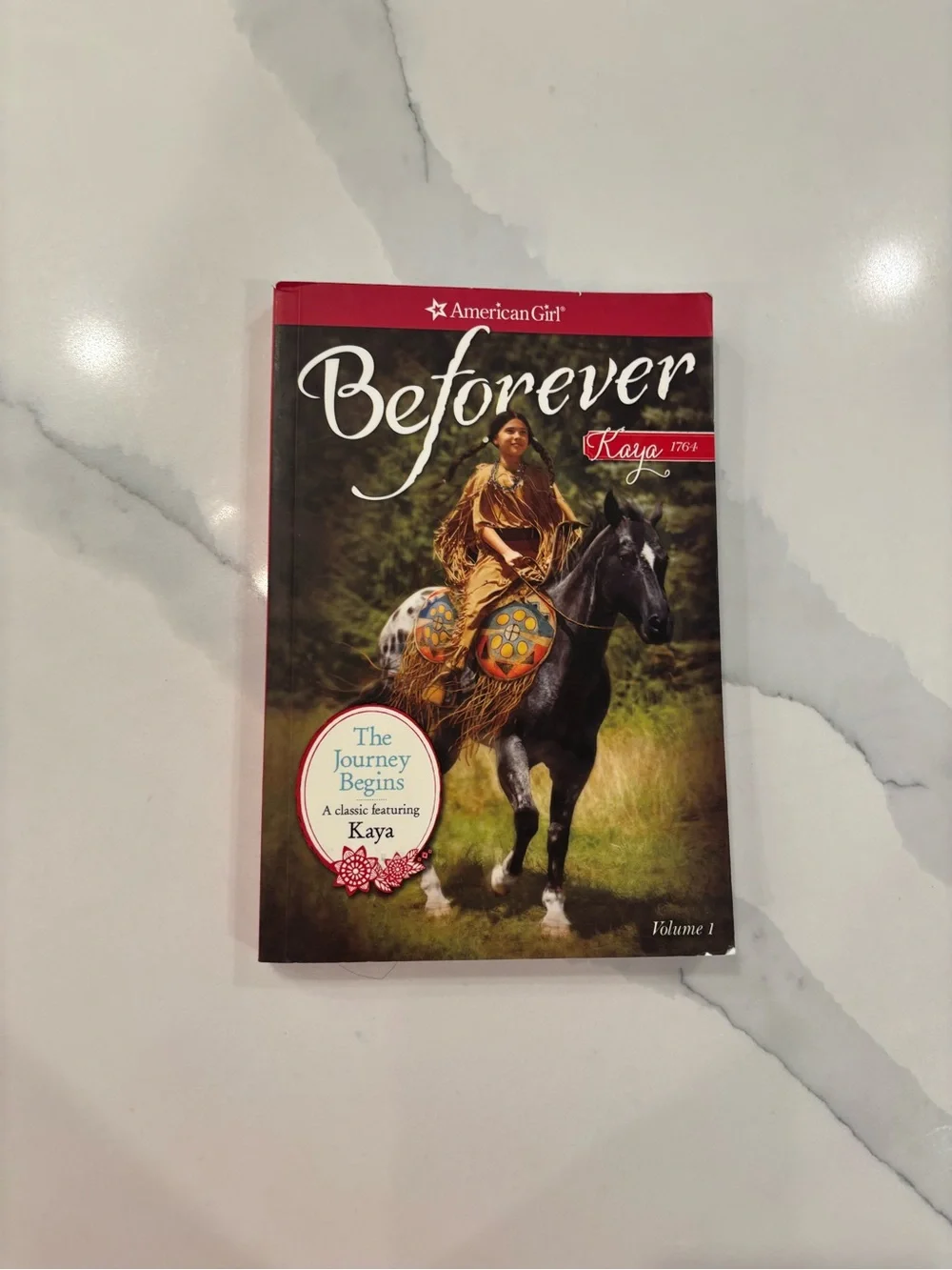 American Girl Beforever Book Trio - Red and Orange Accents